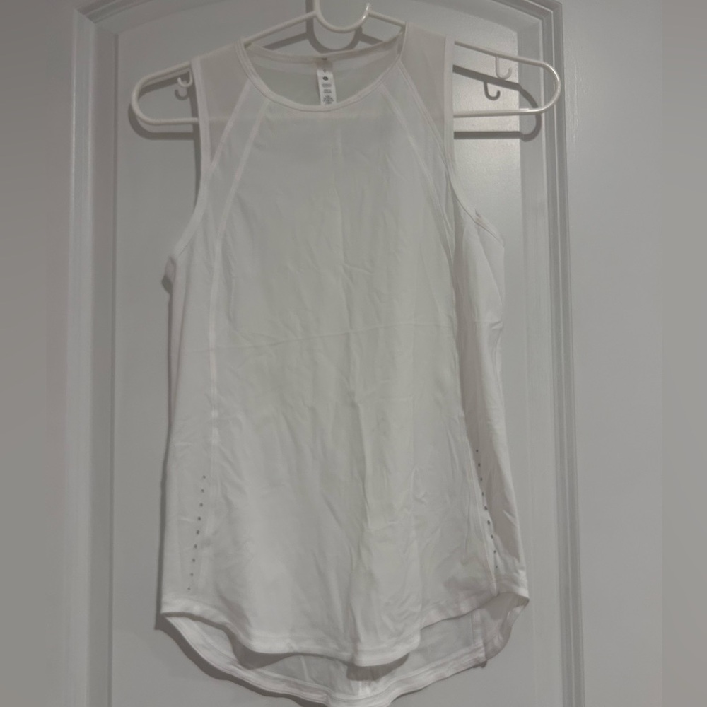 Lululemon White Sleeveless Women's Top